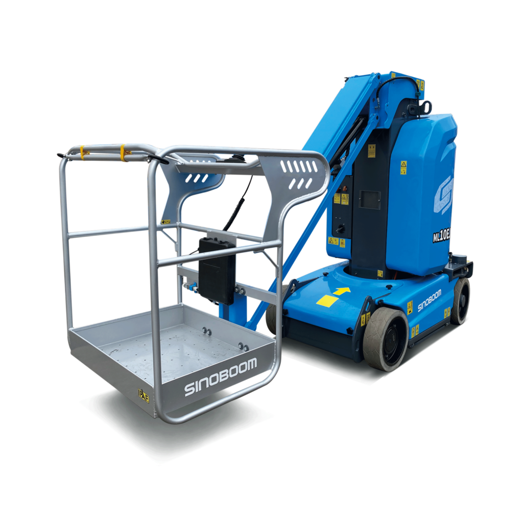 Plataforma azul de brazo Sinoboom 2 Plataforma azul de brazo con fondo transparente 2